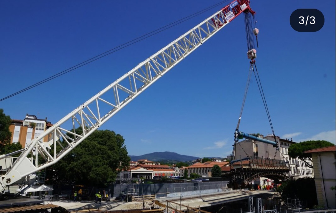 Ponte al Pino, lavori: riaperte la passerella pedonale e via degli Artisti