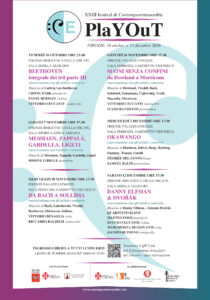Firenze: tornano i concerti gratis di PlayOut, XXIII Festival del ContempoartEnsemble